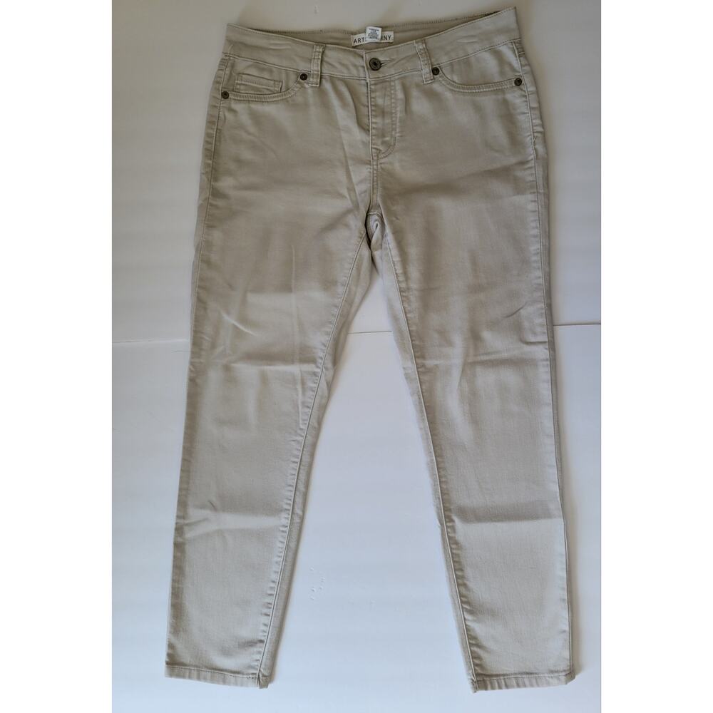 Artisan NY Womens 6 Light Khaki Color Womens Skinny Jeans